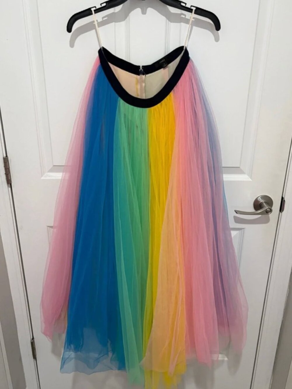 J. Crew Tulle ball skirt rainbow multi 2 - Picture 7 of 10